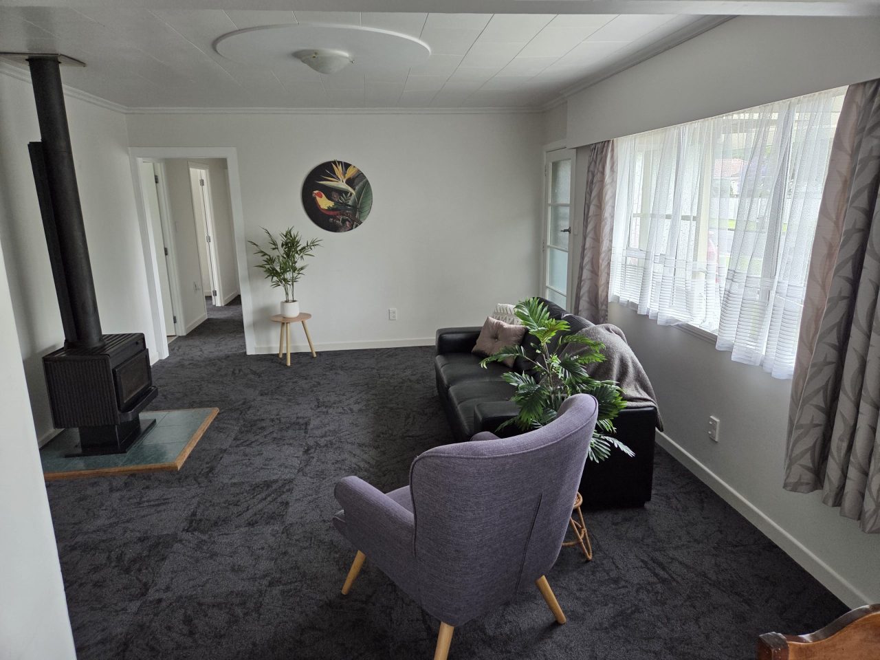 Large open-plan living area